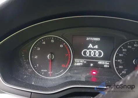 2017 Audi A4 2.0T Premium z USA, uszkodzony, nr VIN WAUGNAF40HN017070